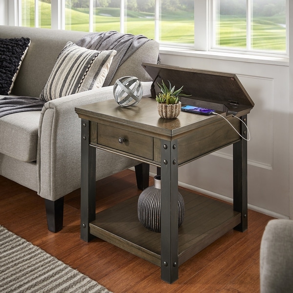 Richter Wood End Table by iNSPIRE Q Classic