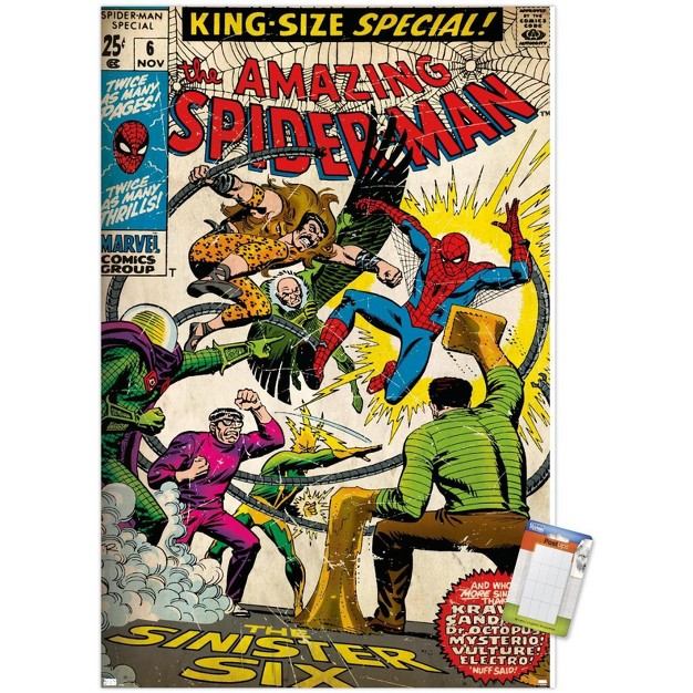 Trends International Marvel Comics Spider man Amazing Spider man 6 Unframed Wall Poster Prints