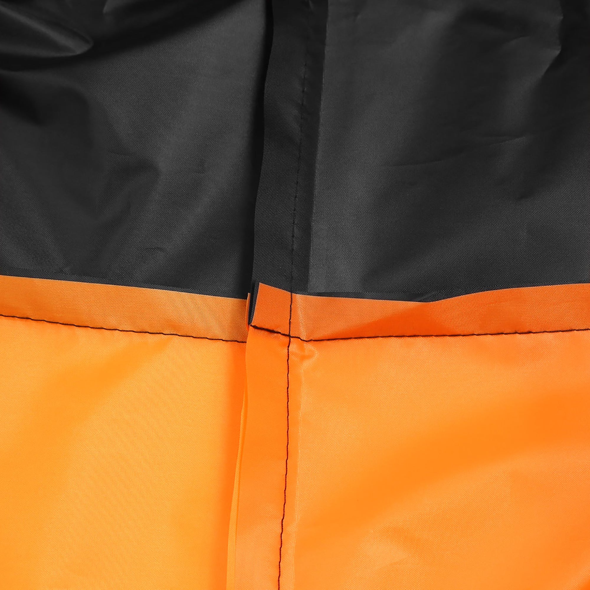 180T Polyester Taffeta Outdoor Waterproof Motorcycle Cover Protector L BlackOrange