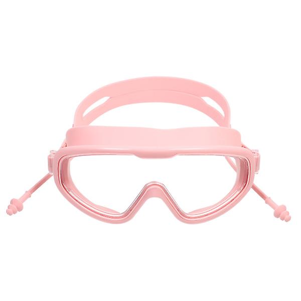 1 Pair Swimming Goggles Earplugs Design Professional Waterproof Anti-fog Eyewear