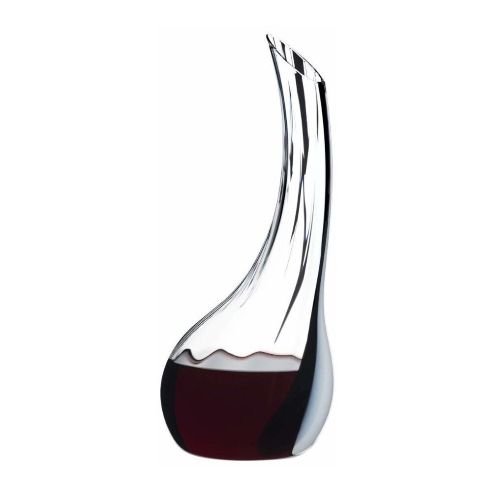 Riedel Decanters Crystal 1.3 Quart Fatto A Mano Cornetto Decanter