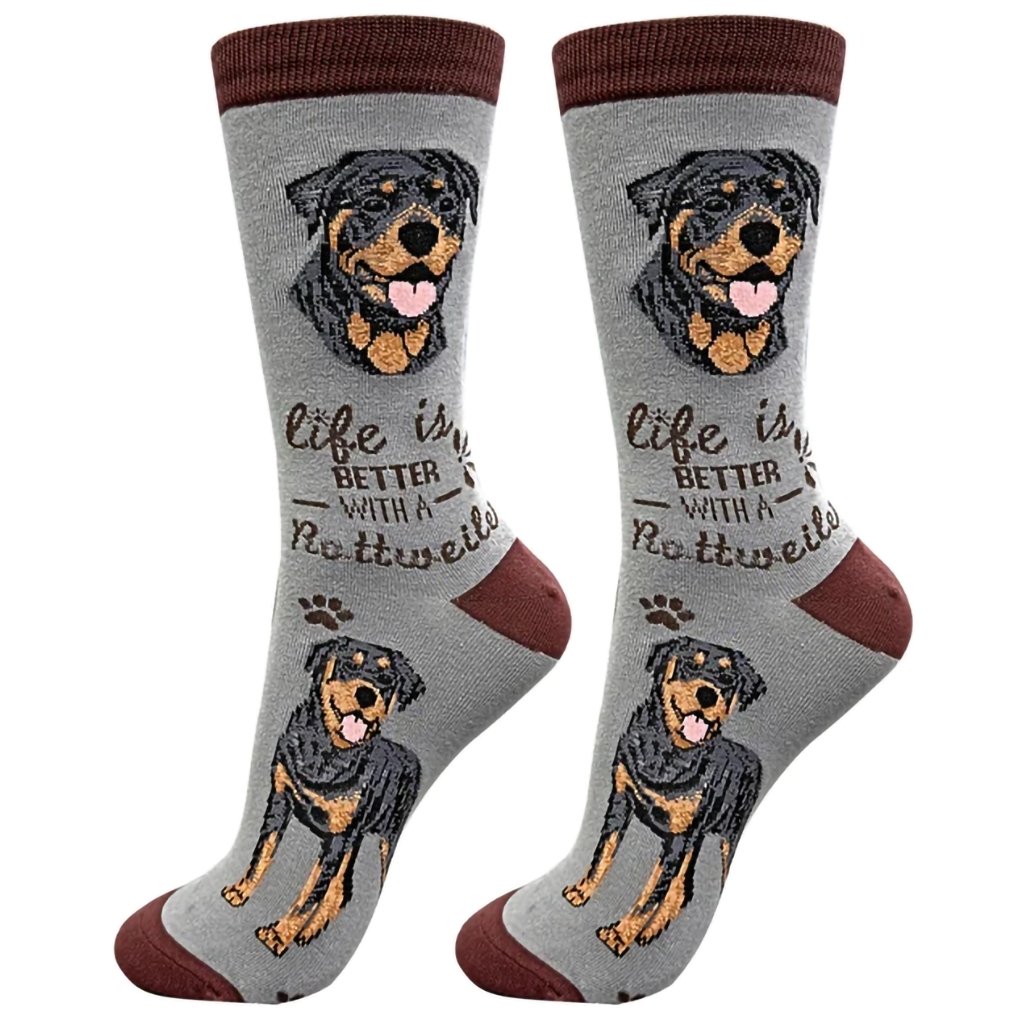 E & S Imports  Life Is Better With A Rottweiler Unisex Socks