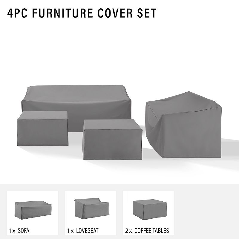 Crosley Sectional Patio Furniture Cover 4-piece Set