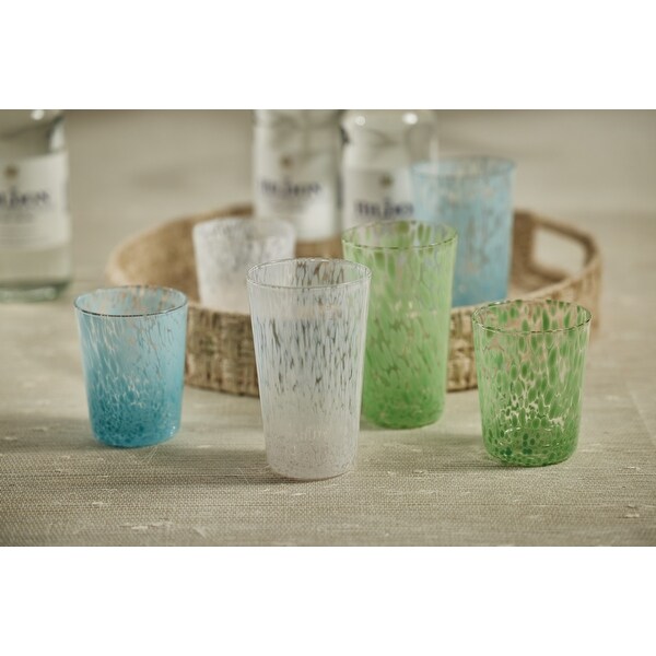 Willa Speckled Highball Glasses， Set of 6