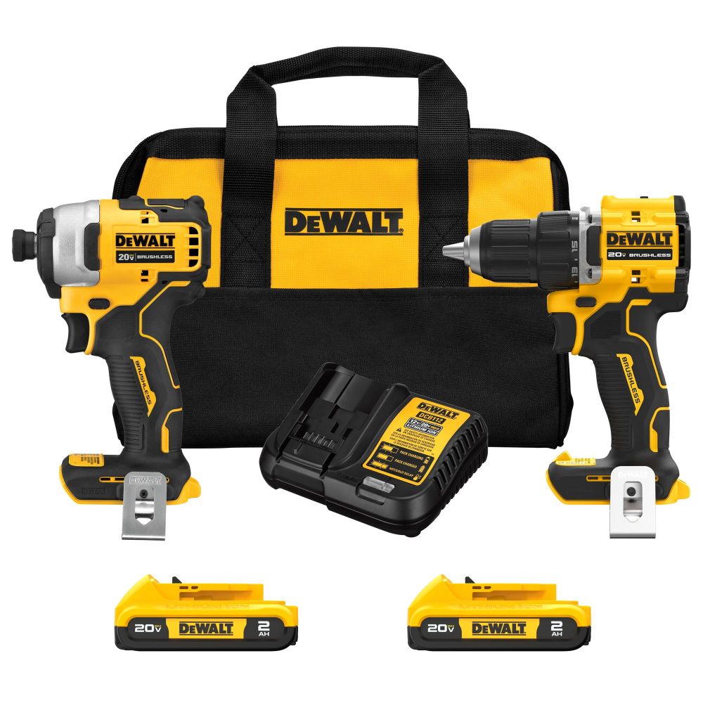 DEWALT ATOMIC 20V MAX* Brushless 2-Tool Combo Kit DCK225D2 from DEWALT