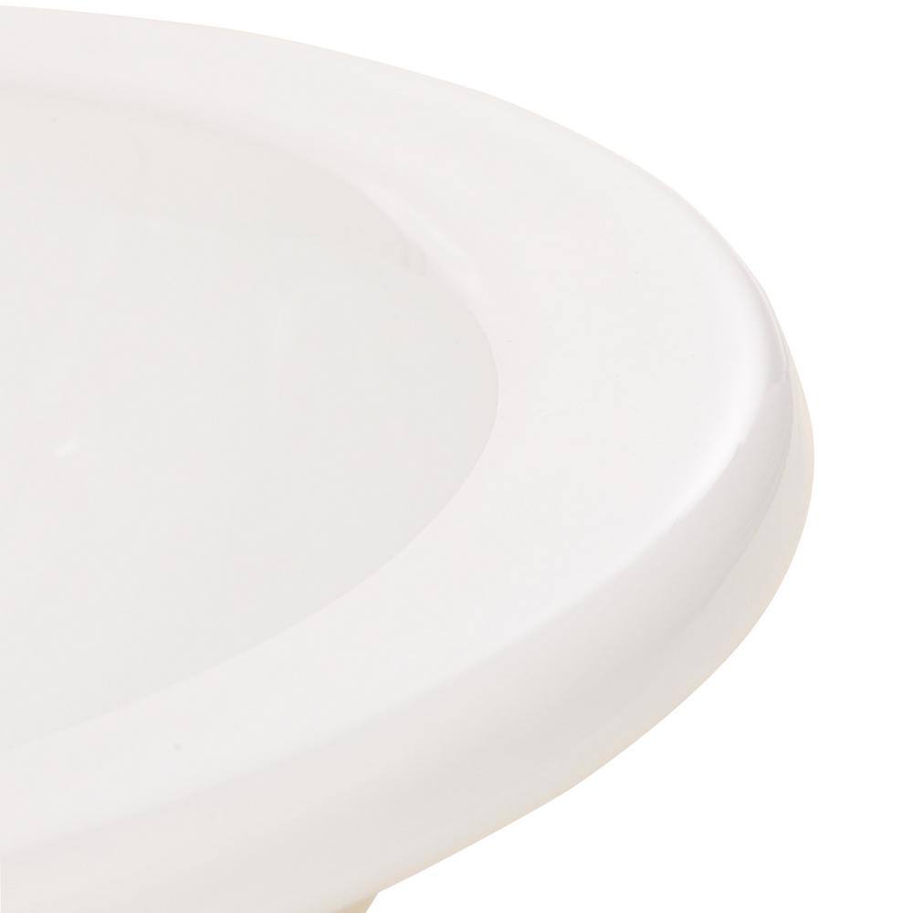 Barclay Products Lily Drop-In Bathroom Sink in White 4-525WH