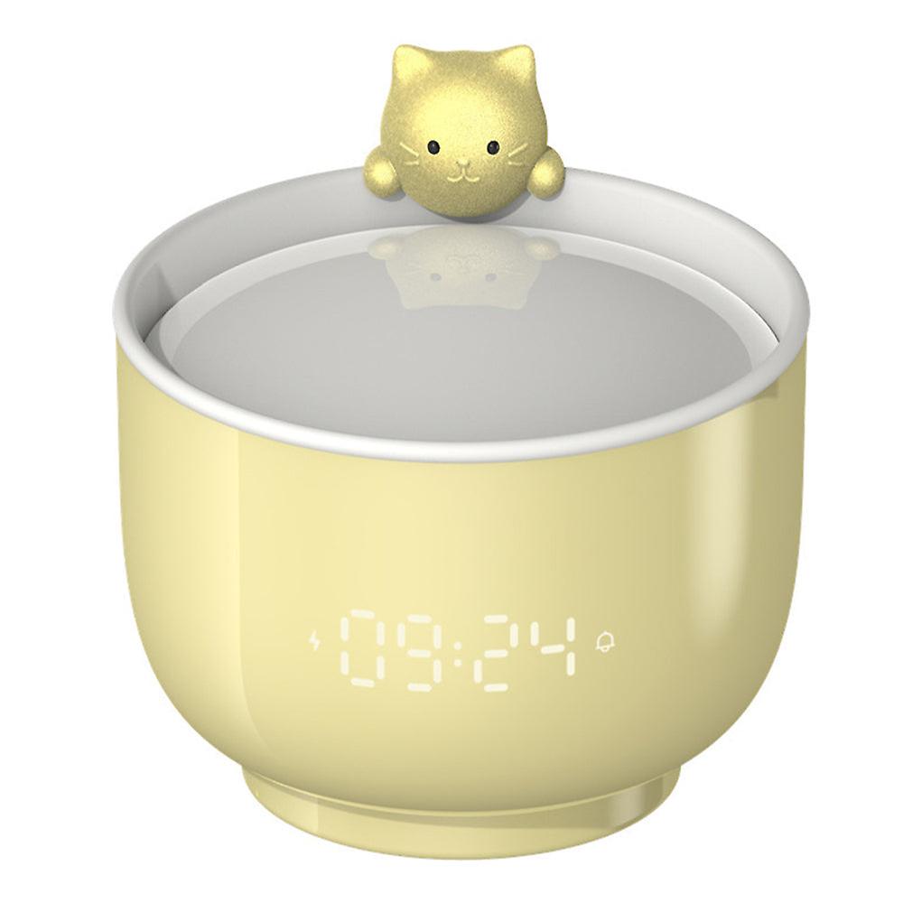 Touch sensor cute pet design alarm clock and night light