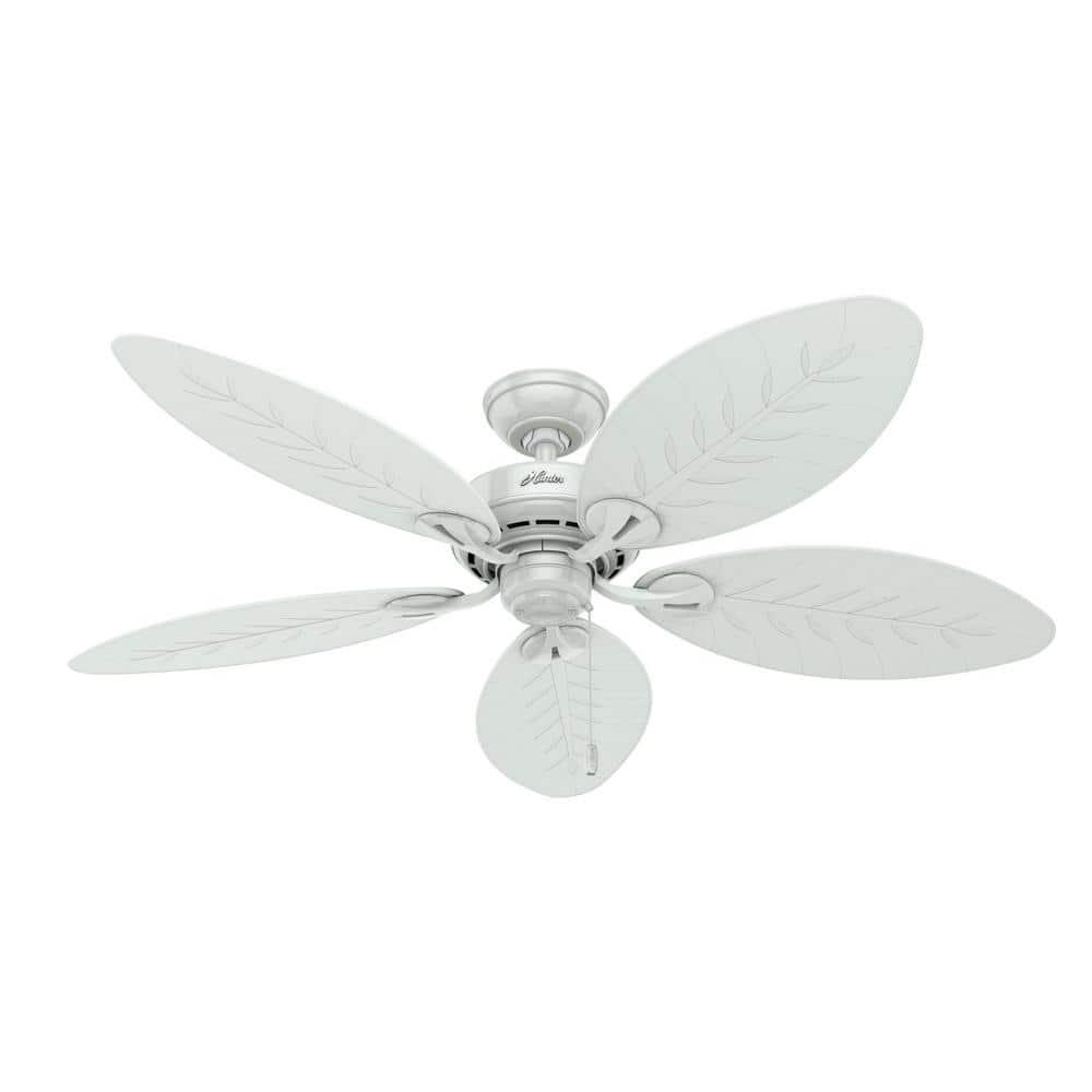 Hunter Bayview 54 in IndoorOutdoor White Ceiling Fan