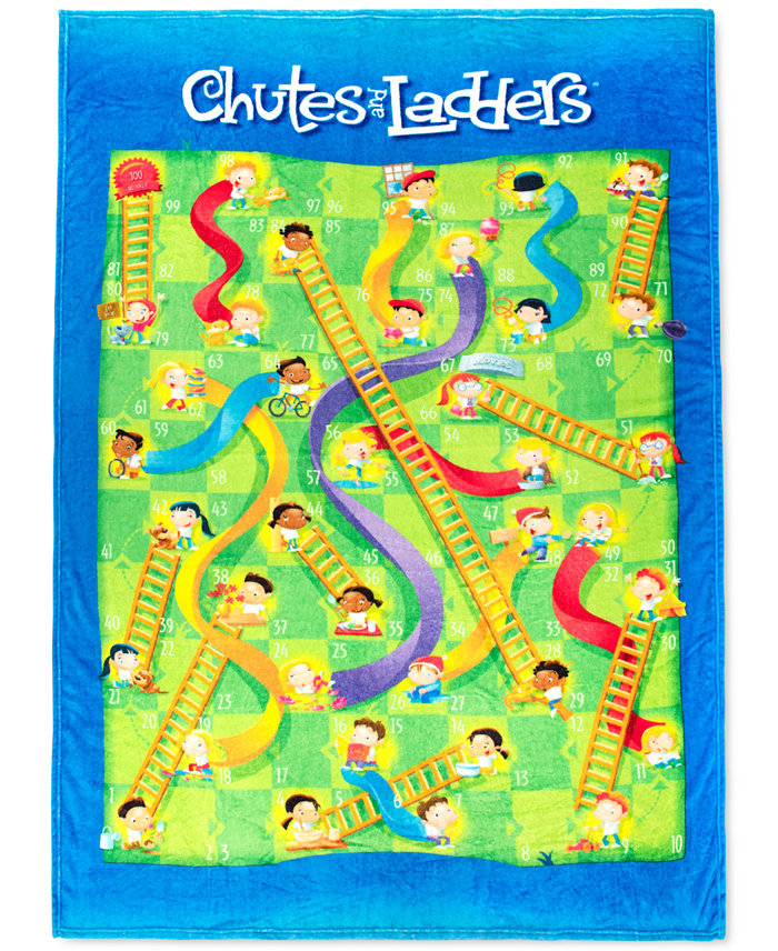 Hasbro CLOSEOUT! Chutes and Ladder Game Blanket