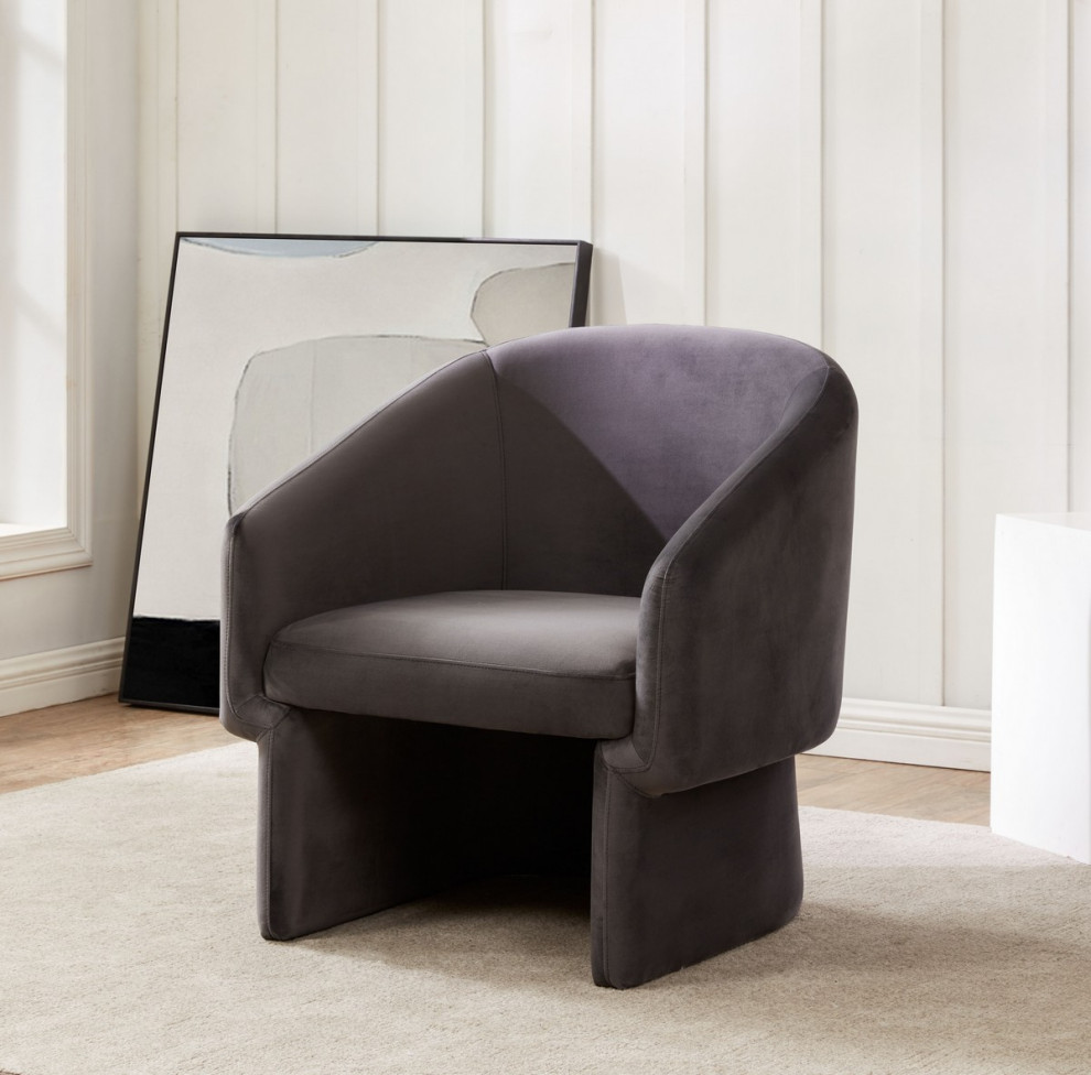 Safavieh Couture Susie Barrel Back Accent Chair   Midcentury   Armchairs And Accent Chairs   by Safavieh  Houzz