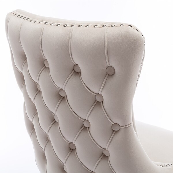 Upholstered Wing-Back Dining Chair