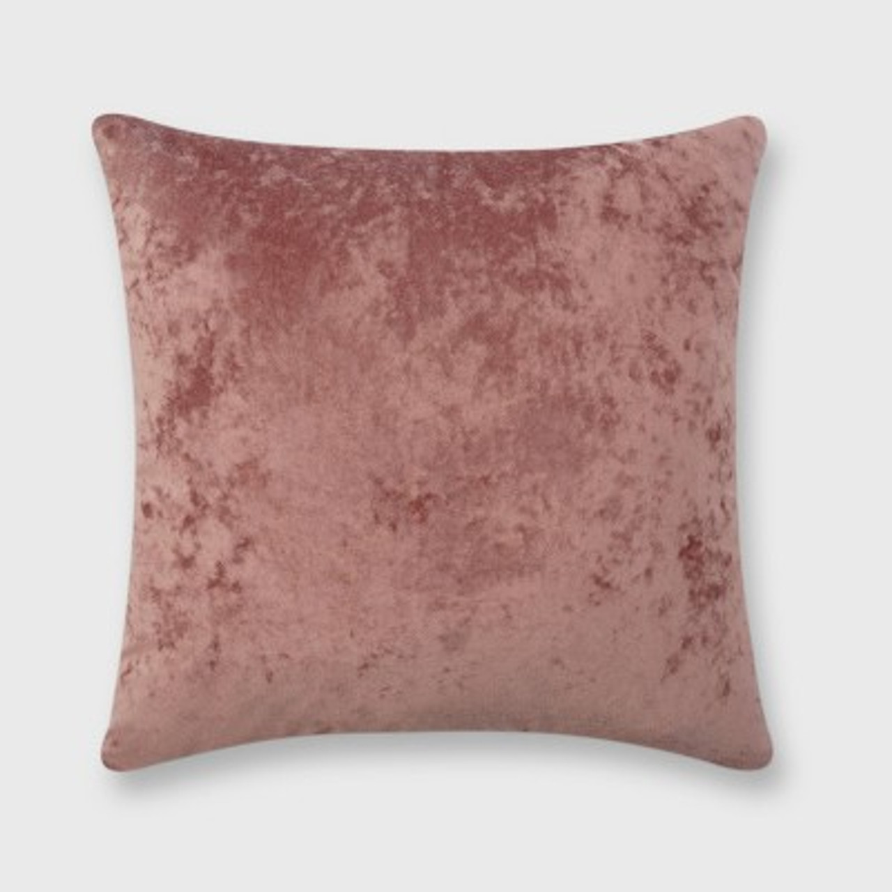 20x20 Oversize Soft Crushed Velvet Square Throw Pillow Dusty Rose - freshmint