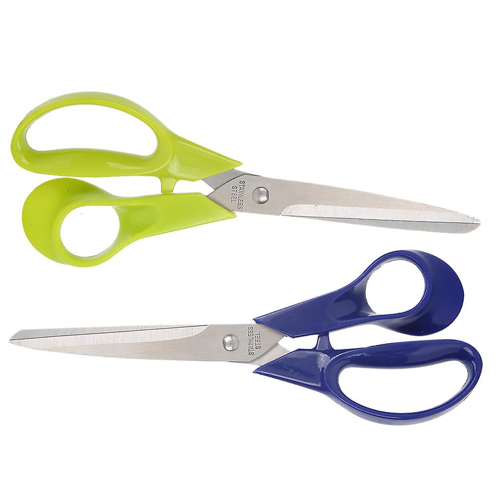 2pcs Multipurpose Scissors Sturdy Sewing Tailor Shears For Home Office Kitchen