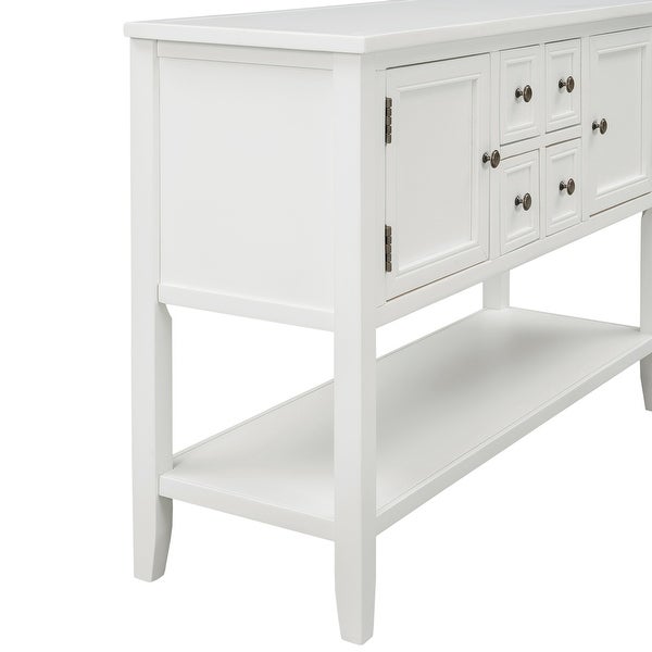 Cambridge Series Buffet Sideboard Console Table with Bottom Shelf