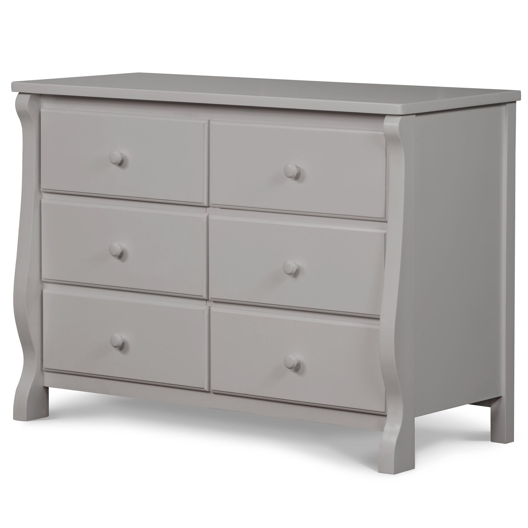 Delta Children 6 Drawer Dresser, Grey