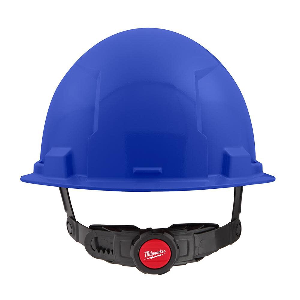 Milwaukee Blue Front Brim Hard Hat with 6pt Ratcheting Suspension Type 1 Class E 48-73-1124 from Milwaukee