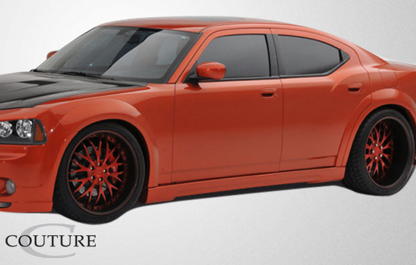 2006-2010 Dodge Charger Couture Urethane Luxe Wide Body Front Fender Flares - 2 Piece