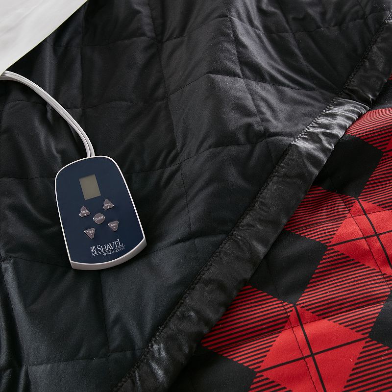 Micro Flannel? 7 Layers of Warmth Buffalo Plaid Electric Blanket