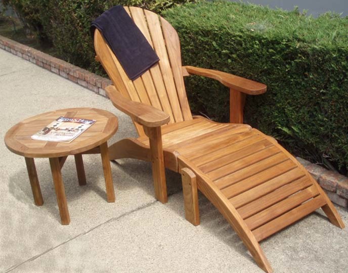 Adirondack Chair with Ottoman   Craftsman   Adirondack Chairs   by Classic Patio Inc  Houzz