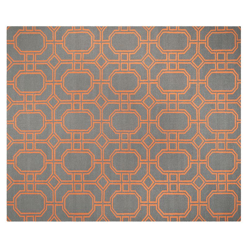 Safavieh Dhurries Interlock Handwoven Flatweave Wool Rug