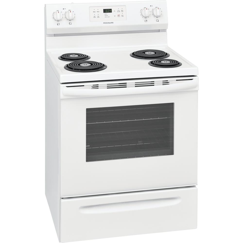 Frigidaire 30-inch Freestanding Electric Range with Self-Clean Oven CFEF3016VW