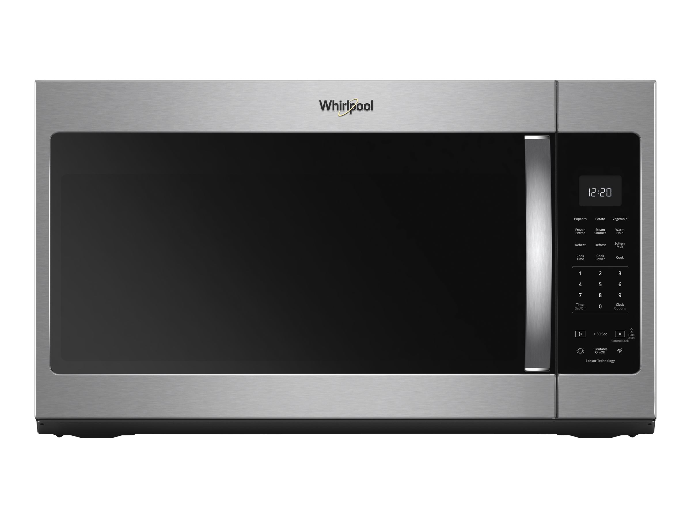 Whirlpool WMH32519HZ - Microwave oven - over-range - 1.9 cu. ft - 1000 W - stainless steel with built-in exhaust system