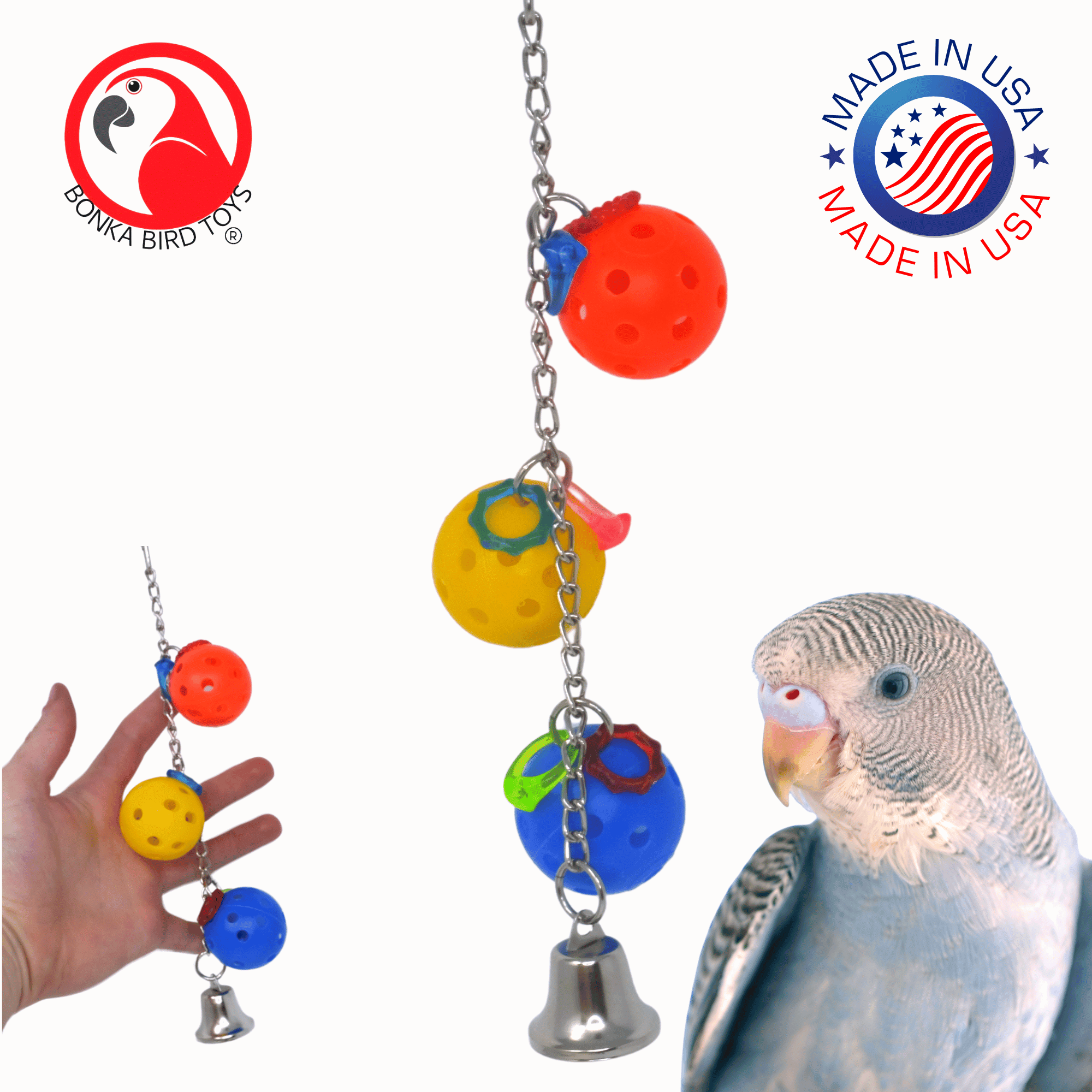 Bonka Bird Toys 1950 Jingle Balls