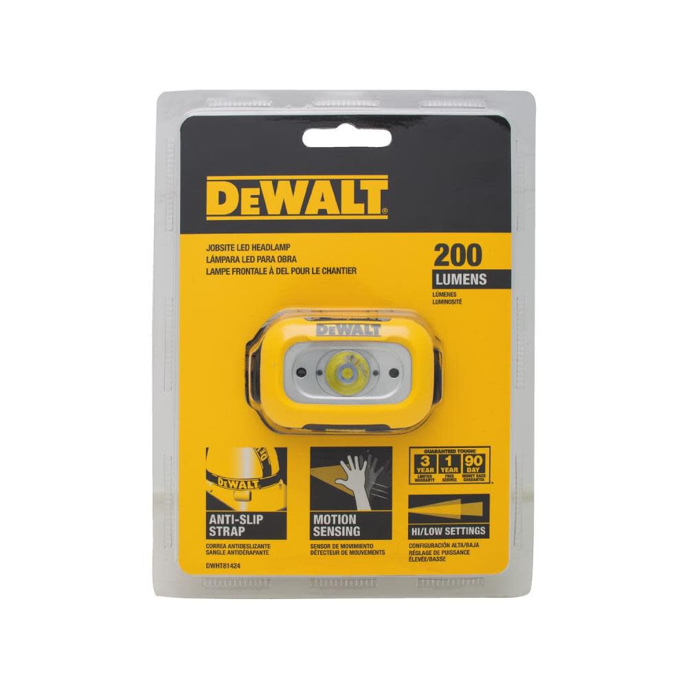 DW 200 Lumen AAA Headlamp DWHT81424 from DW