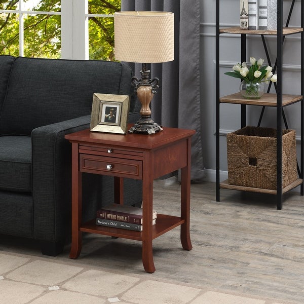 Copper Grove Aubrieta Single-Drawer End Table