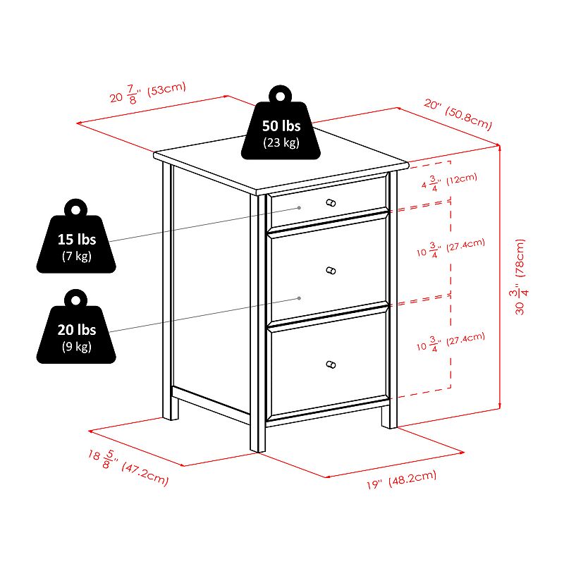 Winsome Delta File Cabinet