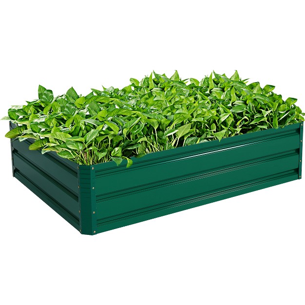 Patio Raised Garden Bed Vegetable Flower Plant Dark Green New