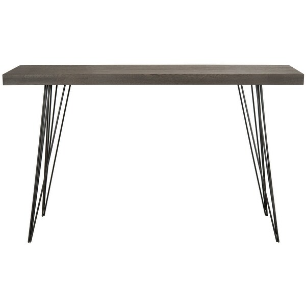 Safavieh Mid-Century Wolcott Dark Brown/ Black Lacquer Console - 55