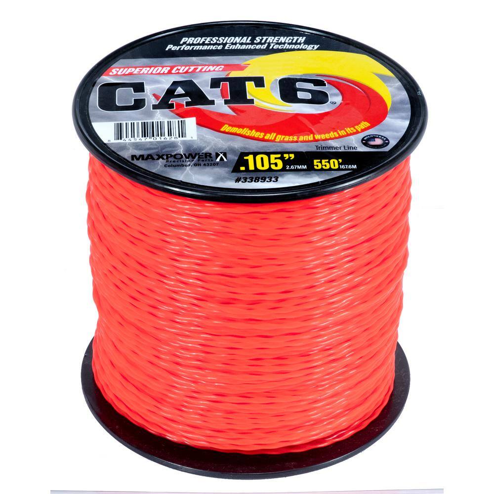 MaxPower 0.105 in. x 550 ft. CAT6 Twisted Trimmer Line 338933