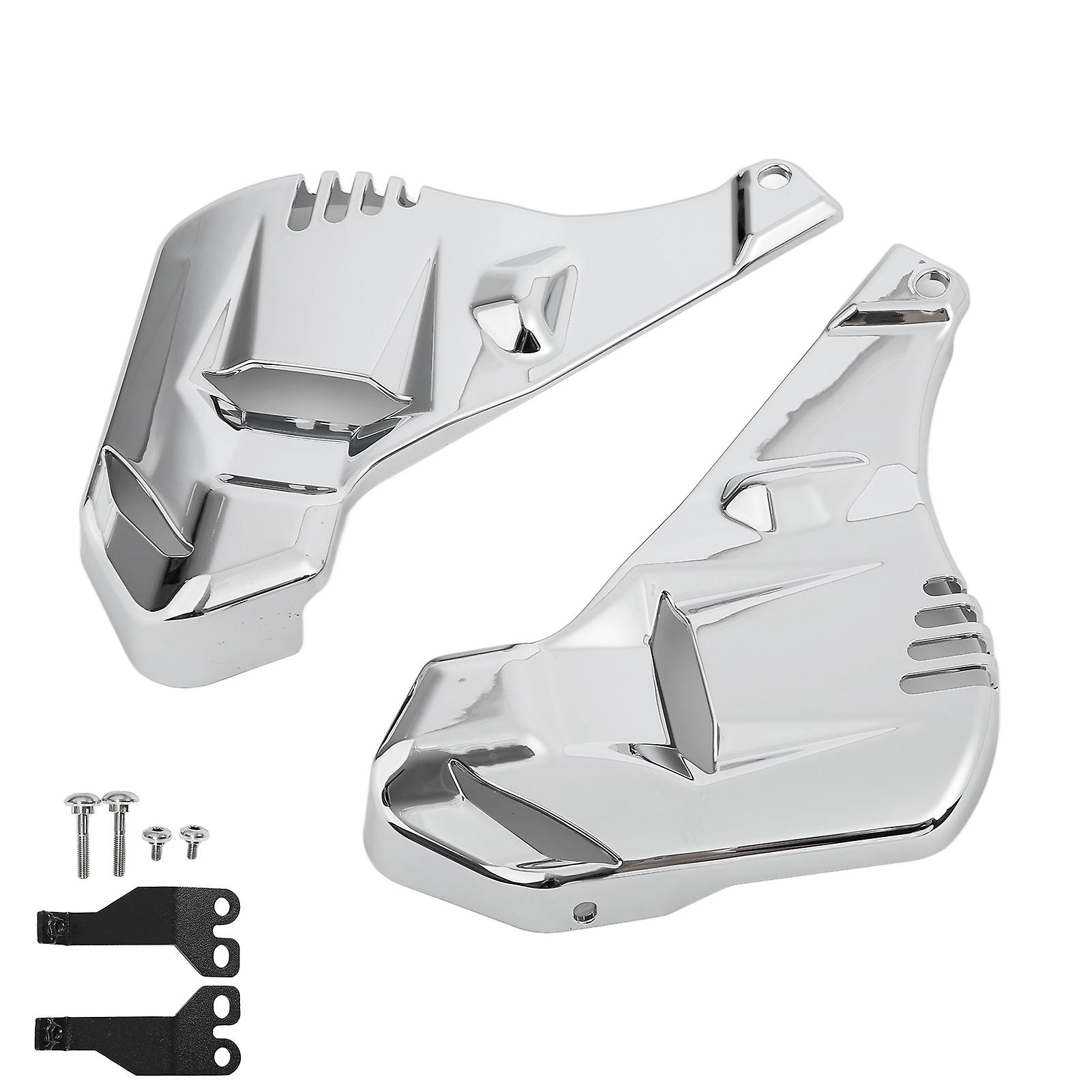 1 Pair Motorcycle Front Brake Caliper Cover Brake Caliper Protector Guard Replacement For Gold Wing 1821electroplating Chrome