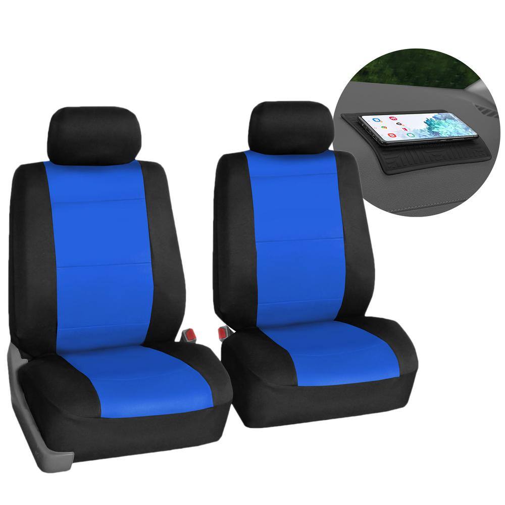 FH Group Neoprene 47 in. x 23 in. x 1 in. Front Seat Covers DMFB083102BLUE