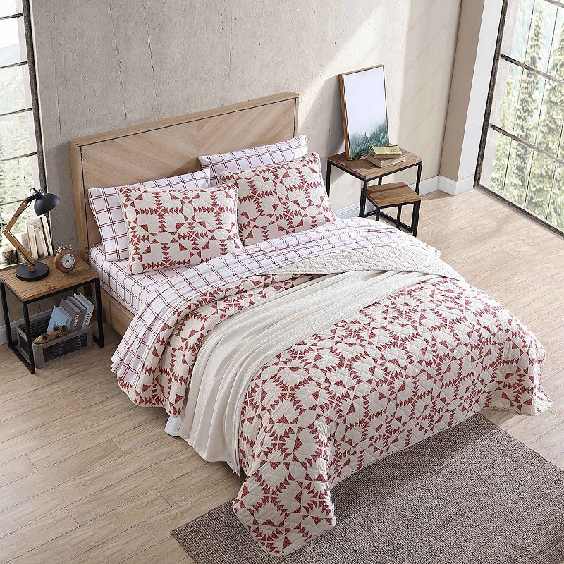 Eddie Bauer Arrowhead Red Quilt Set