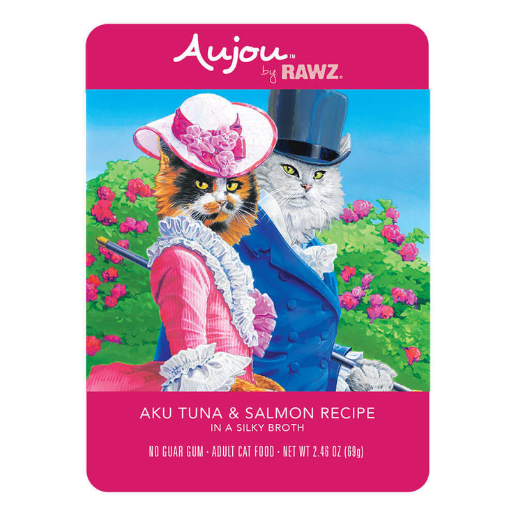 Aujou Aku Tuna  Salmon Cat Food Pouch