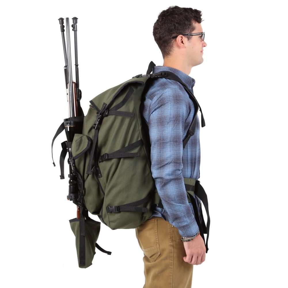 59 Liter Capacity Olive Drab Quiet Mountain Rifle Pack