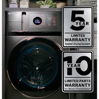 GE Profile 4.8 cu. ft. UltraFast Combo Washer  Dryer with Ventless Heat Pump Technology in Carbon Graphite PFQ97HSPVDS