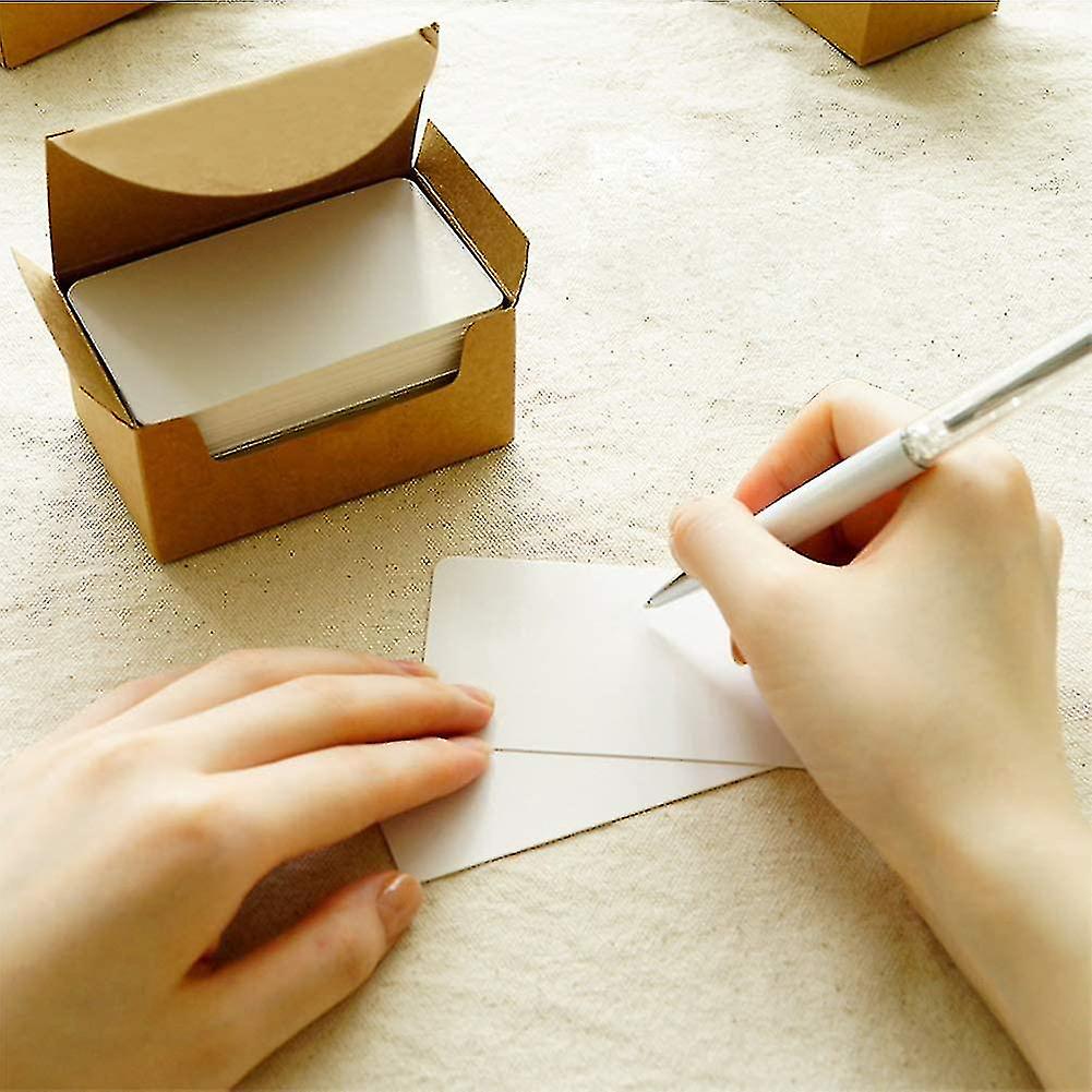 100 Pieces Mini Envelopes And 100 Pieces White Blank Cards， Multi Color Cute
