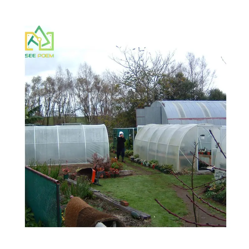 Clear Garden Tunnel  Greenhouse with Garden supplies