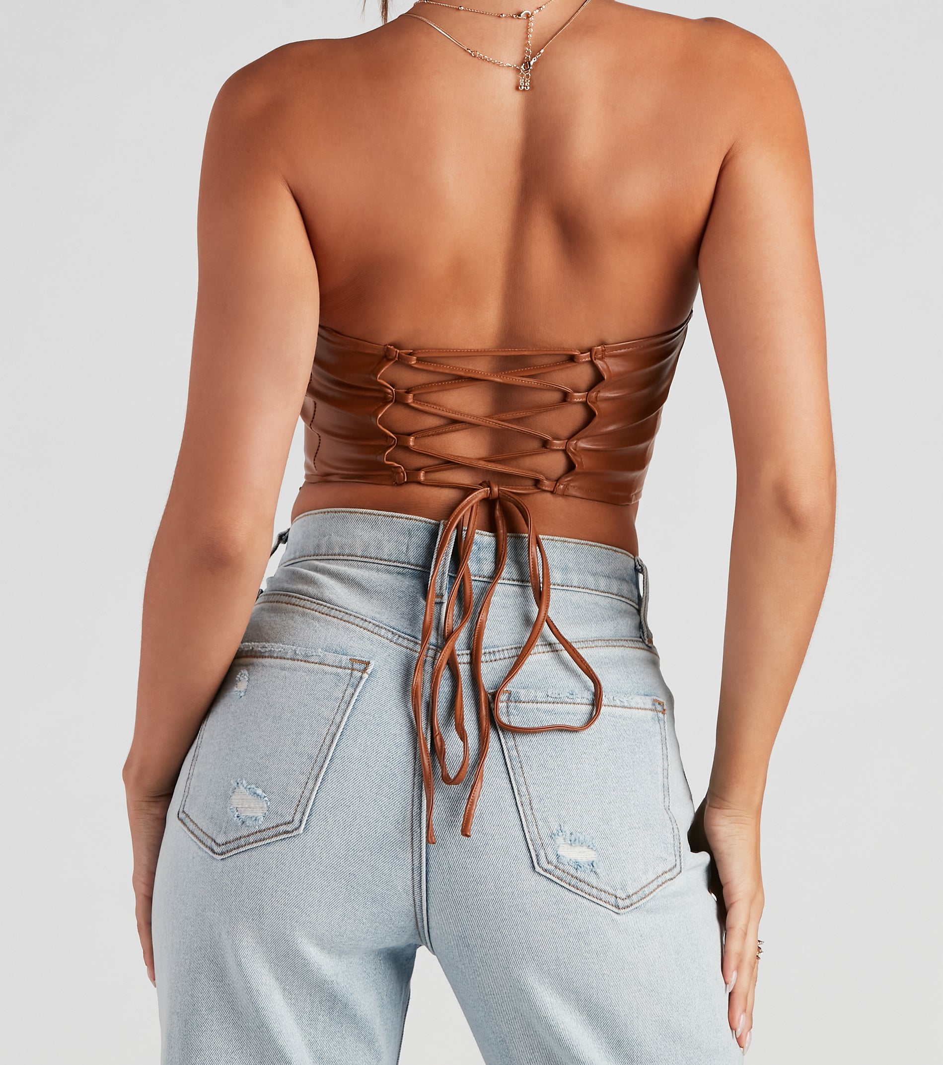 Sleek And Trendy Corset Tube Top