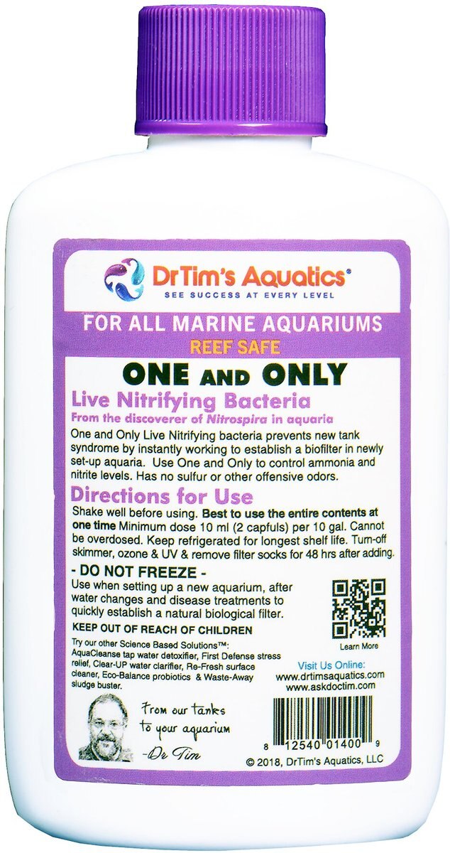 Dr. Tim's Aquatics One and Only Live Nitrifying Bacteria for Reef Aquariums