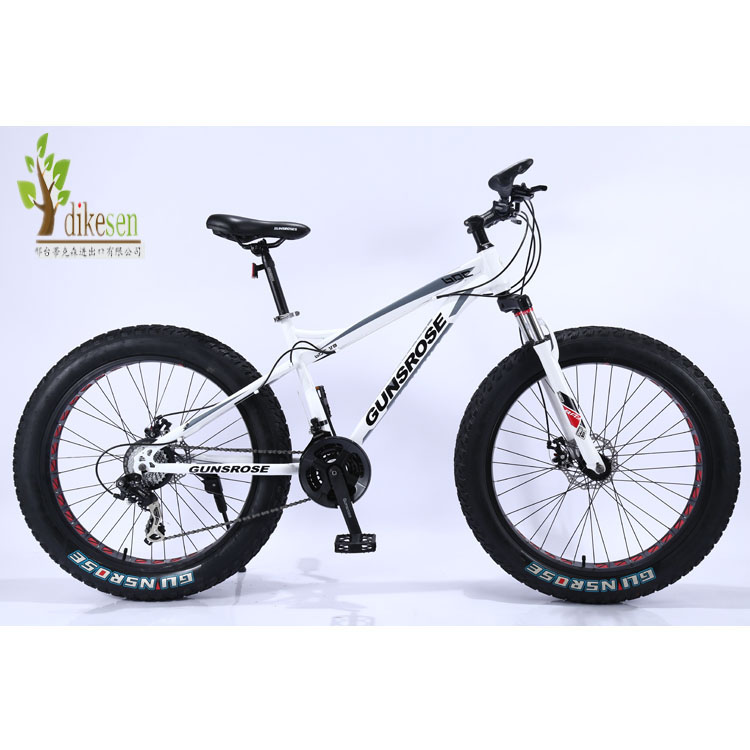 2023 26disc brake/OEM/factory/wholesale/ mountain bike  full suspension Dikesen snow bike  high carbon steel frame