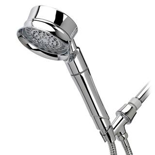 Sprite Showers Traditional Shower Handle Shower Head Water Filtration System with 8-Spray Settings in Chrome HTE-CM