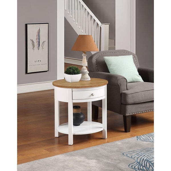 Dillard End Table with Drawer and Shelf