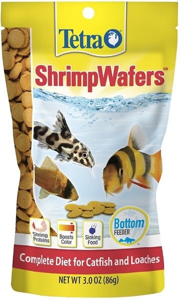 Tetra ShrimpWafers Catfish and Loaches Fish Food