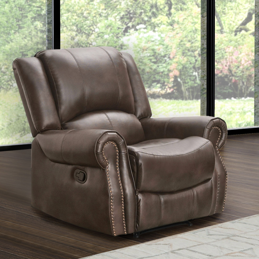 Baldwin Recliner   Transitional   Recliner Chairs   by Abbyson Living  Houzz