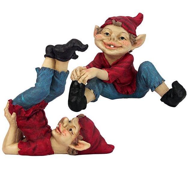 Design Toscano Eccentric Elves Garden Gnome Statues