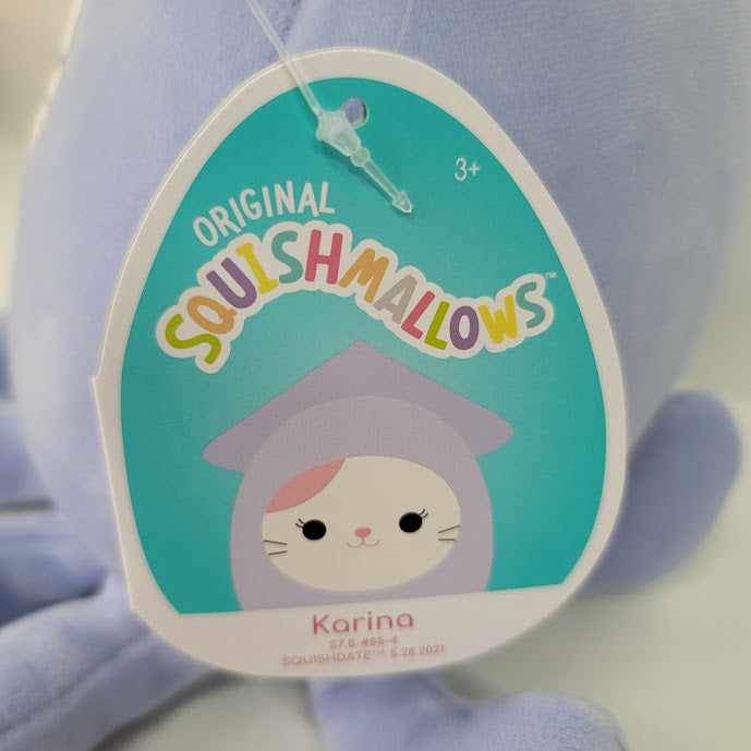 Squishmallows Official Kellytoys 7.5 Inch Karina in Stacy Costume Super Soft Plush Toy